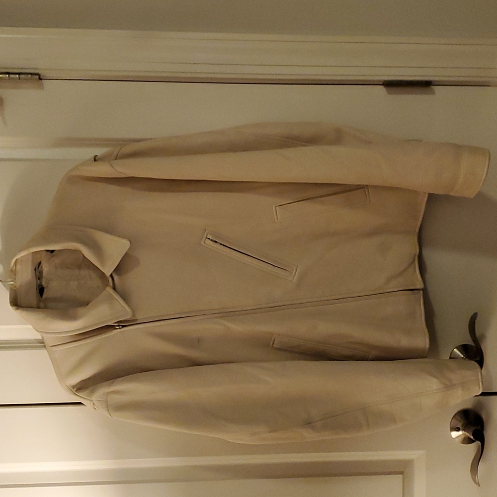 Vintage DKNY pebble leather jacket